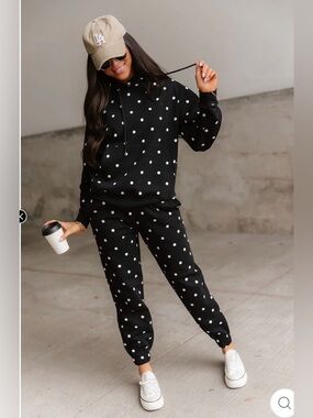 Polka Dot Sweatsuit